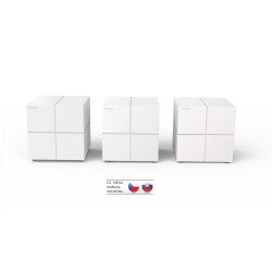 Tenda Nova MW6 (3-balenie) WiFi AC1200 Mesh gigabitový systém, MU-MIMO, 6x GLAN/GWAN, aplikácie SMART CZ