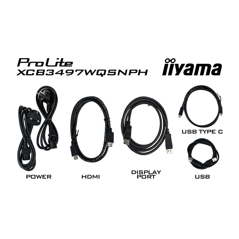 iiyama ProLite/XCB3497WQSNPH-B1/34''/VA/wQHD/120Hz/0,4ms/Black/3R