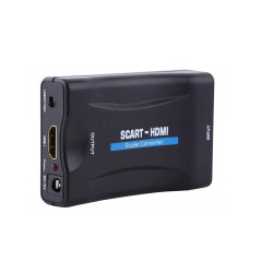 PremiumCord Prevodník SCART na HDMI 1080P s napájacím zdrojom 230V