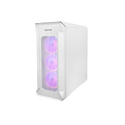 Počítačová skriňa Genesis IRID 505 ARGB V2/Midi Tower/Transpar./Biela
