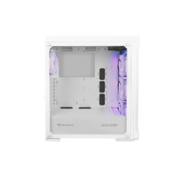 Počítačová skriňa Genesis IRID 505 ARGB V2/Midi Tower/Transpar./Biela