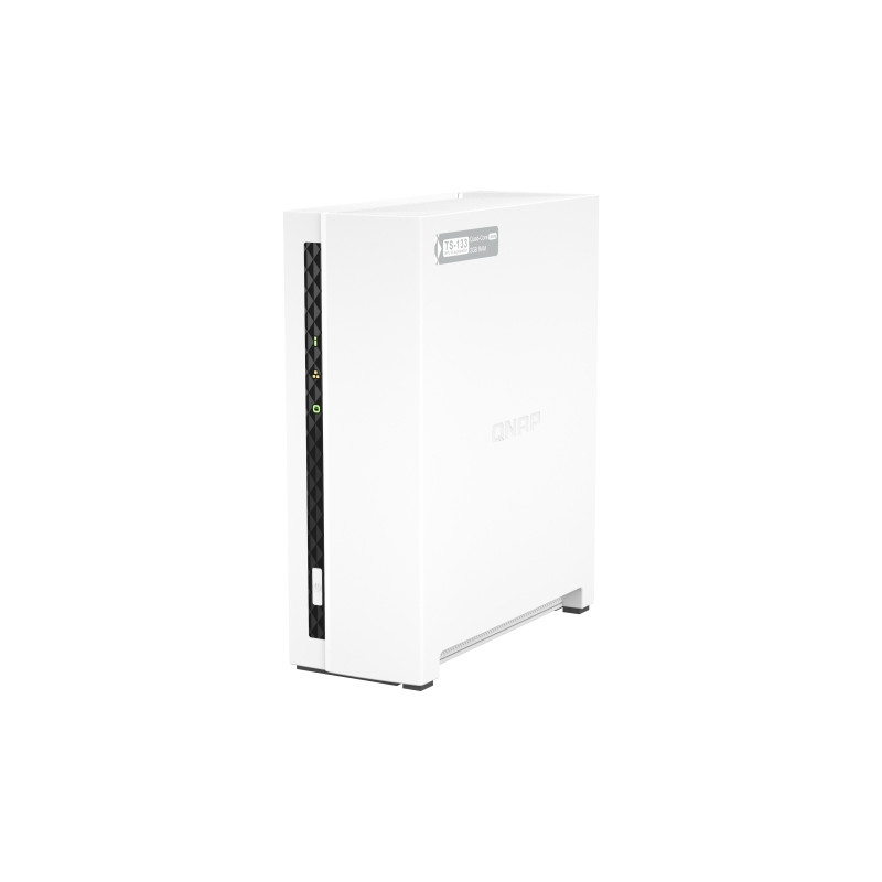 QNAP TS-133 (4core 1,8 GHz + NPU, 2GB DDR4 RAM, 1x SATA, 1x GbE, 1x USB 2.0, 1x USB 3.2)