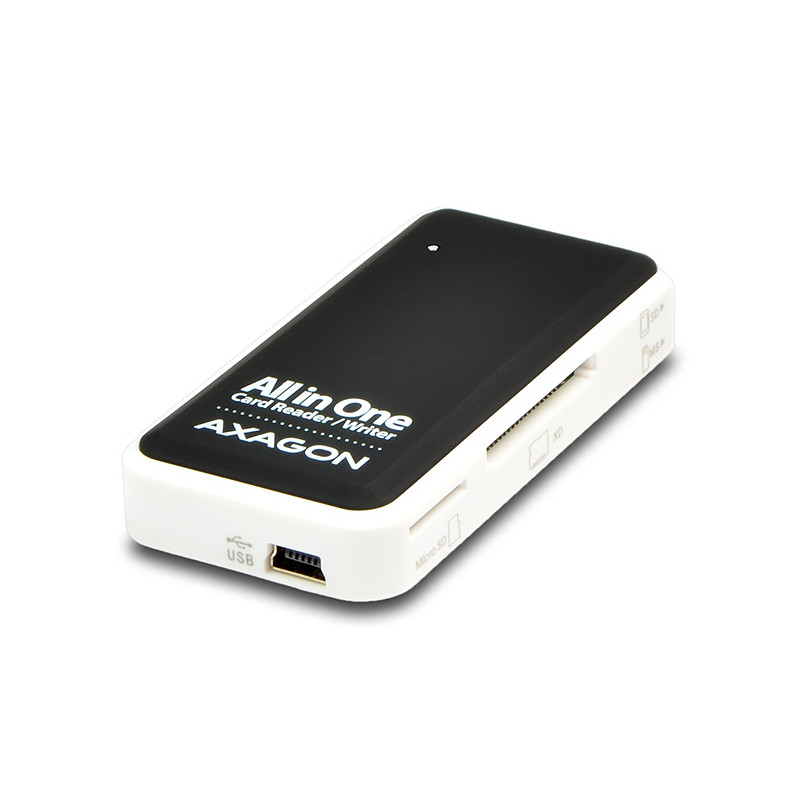 AXAGON CRE-X1, USB 2.0 externá MINI čítačka 5-slot ALL-IN-ONE