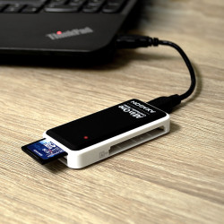 AXAGON CRE-X1, USB 2.0 externá MINI čítačka 5-slot ALL-IN-ONE