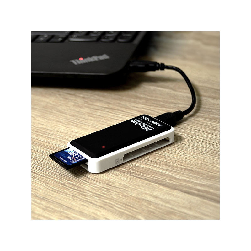 AXAGON CRE-X1, USB 2.0 externá MINI čítačka 5-slot ALL-IN-ONE