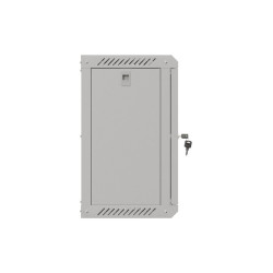 LANBERG RACKOVÁ SKRIŇA 10'' NÁSTENNÁ 9U/300X300 (FLAT PACK) S PRESKLENÝMI DVERAMI ŠEDÁ