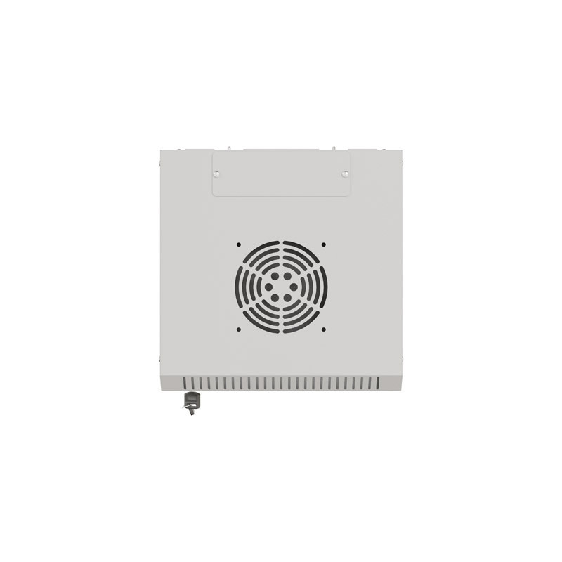 LANBERG RACKOVÁ SKRIŇA 10'' NÁSTENNÁ 9U/300X300 (FLAT PACK) S PRESKLENÝMI DVERAMI ŠEDÁ