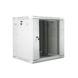 LANBERG RACKOVÁ SKRIŇA 19'' DVOJDIELNA NÁSTENNÁ 12U/600X600 (FLAT PACK) ŠEDÁ