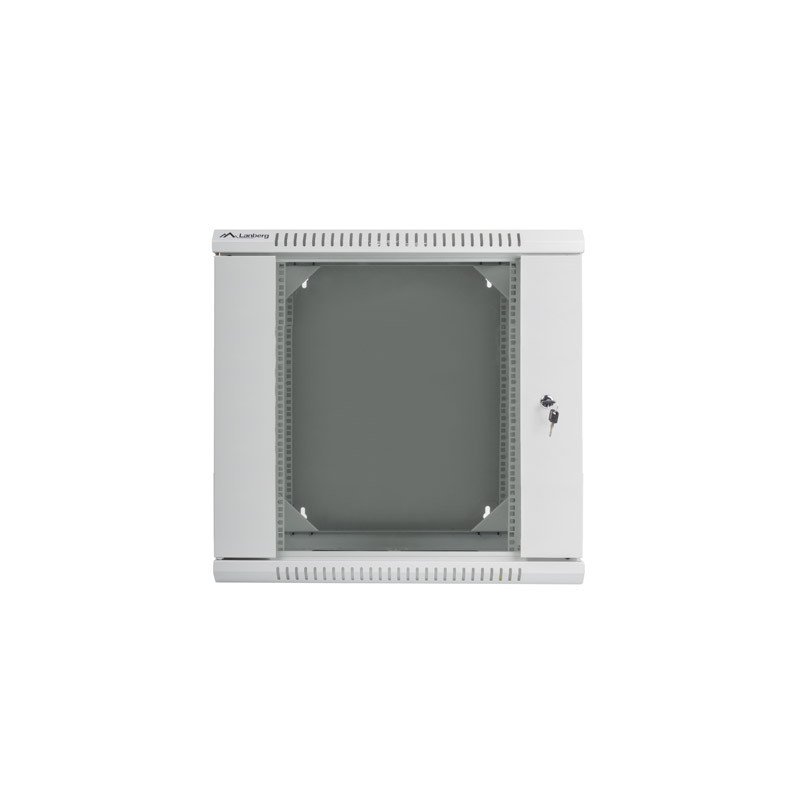 LANBERG RACKOVÁ SKRIŇA 19'' DVOJDIELNA NÁSTENNÁ 12U/600X600 (FLAT PACK) ŠEDÁ