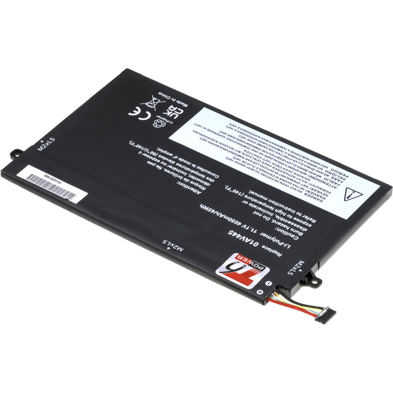 Batérie T6 Power pre Lenovo ThinkPad E480, E490, E580, E590, E14, E15, 4050mAh, 45Wh, 3cell, Li-pol