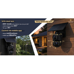 Solárna HD kamera Viking HDs06 AOV WiFi/20100 mAh/ mobilné aplikácie/ outdoor