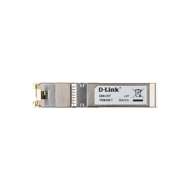 D-Link DEM-410T SFP+ 10GBASE T Copper Transceiver