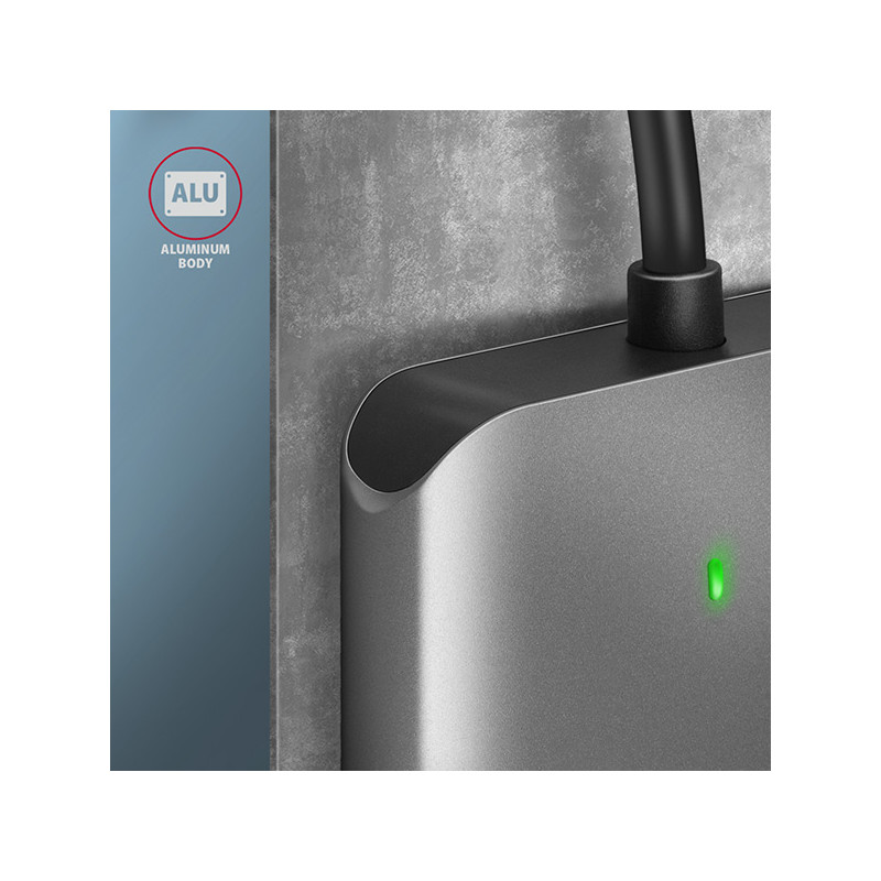 AXAGON CRE-S3, USB-A 3.2 Gen 1 - SUPERSPEED čítačka kariet, 3-slot & lun SD/microSD/CF, podpora UHS-II