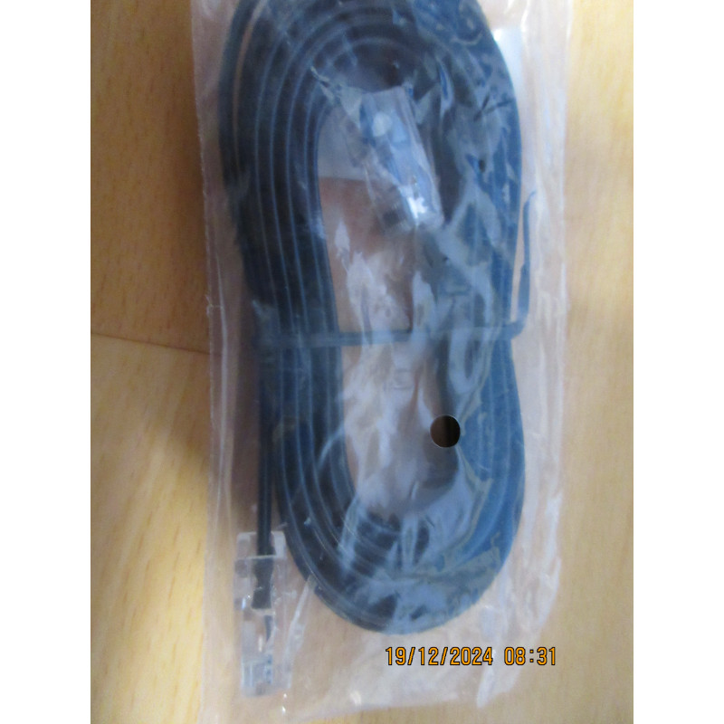 SCHRACK - Prepojovací kábel telefónny, 1x RJ-45 1x RJ-45, 3m