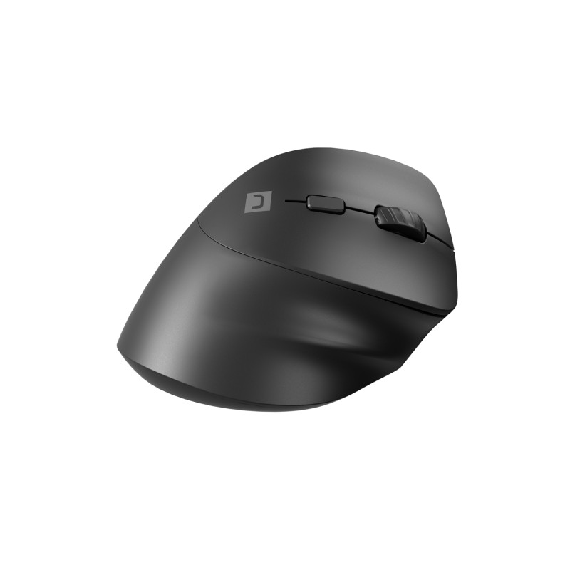 Natec CRAKE 2/Kancelárska/Optická/Pre pravákov/2 400 DPI/USB+BT/Čierna