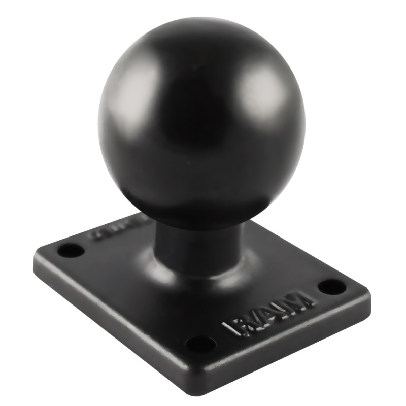 BRODIT - RAM Mounts obdĺžnikový adaptér s AMPS vzorom dier, s 1,5'' čapom, RAM-347U