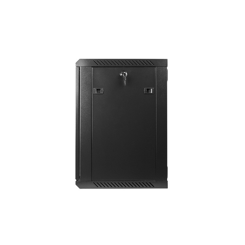 LANBERG - Nástenný rack 19'' 12U 600X450mm černý flat pack