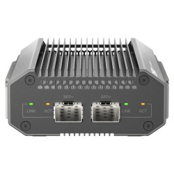 QNAP QNA-UC10G1SF- adaptér USB-C 4 (podpora Thunderbolt 3 a 4) na 2x 10GbE SFP+ (pasívne chladenie)
