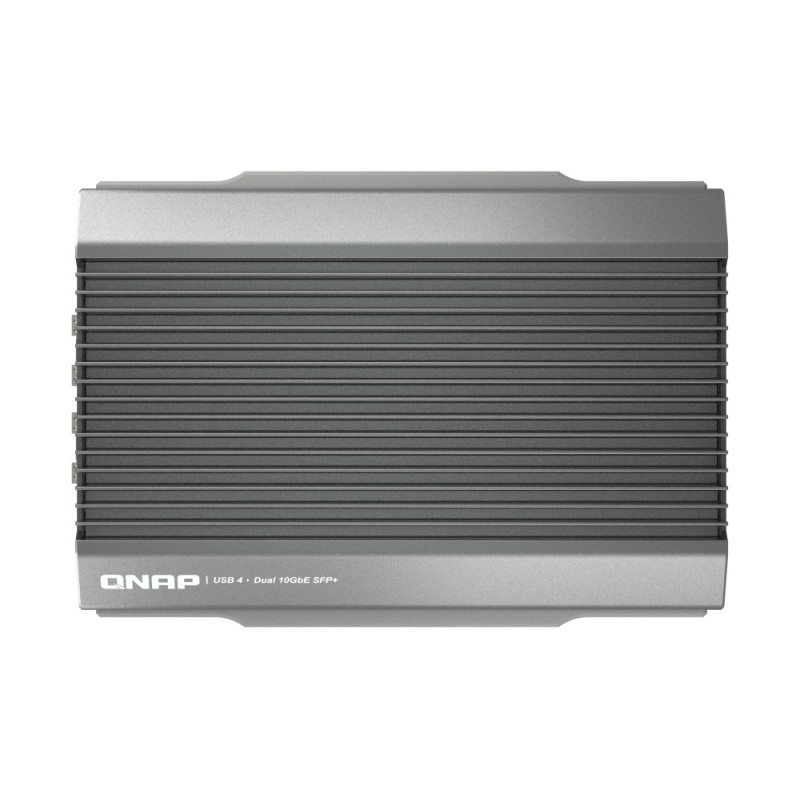 QNAP QNA-UC10G1SF- adaptér USB-C 4 (podpora Thunderbolt 3 a 4) na 2x 10GbE SFP+ (pasívne chladenie)