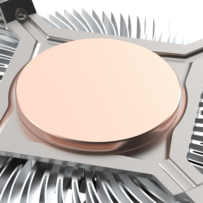 AKASA chladič CPU - medený LGA1700 backplate