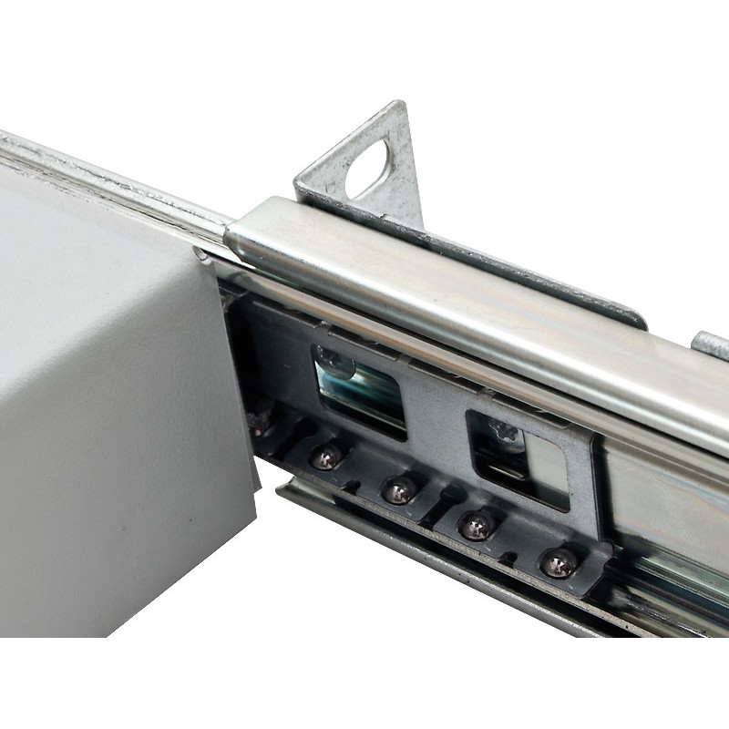 TRITON - 19'' výsuv.polica 450mm plnovýsuv, nosn.30kg čierna