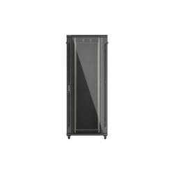 LANBERG 19'' VOĽNE STOJÚCA RACKOVÁ SKRIŇA 42U/800X1000 (FLAT PACK) S PRESKLENÝMI DVERAMI ČIERNA
