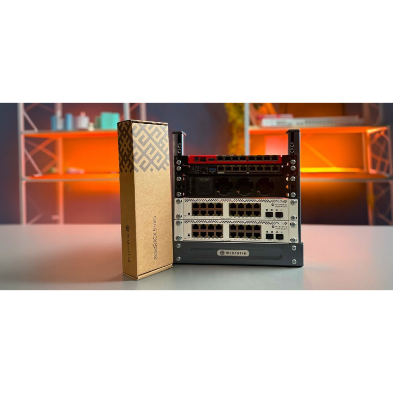 MikroTIk SR-5U-mini - SolidRACK 5 mini