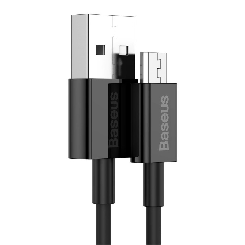 NONAME - Baseus CAMYS-01 Superior Fast Charging Dátový Kabel MicroUSB 2A 1m Black