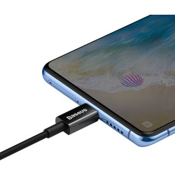 NONAME - Baseus CAMYS-01 Superior Fast Charging Dátový Kabel MicroUSB 2A 1m Black