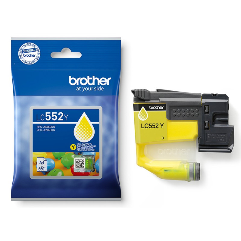 Brother LC-552Y - inkoust žltý