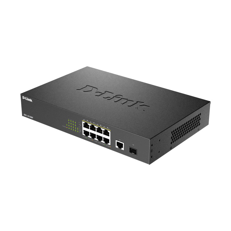 D-Link DGS-1010MP/E 10x1000 Desktop PoE+ Switch
