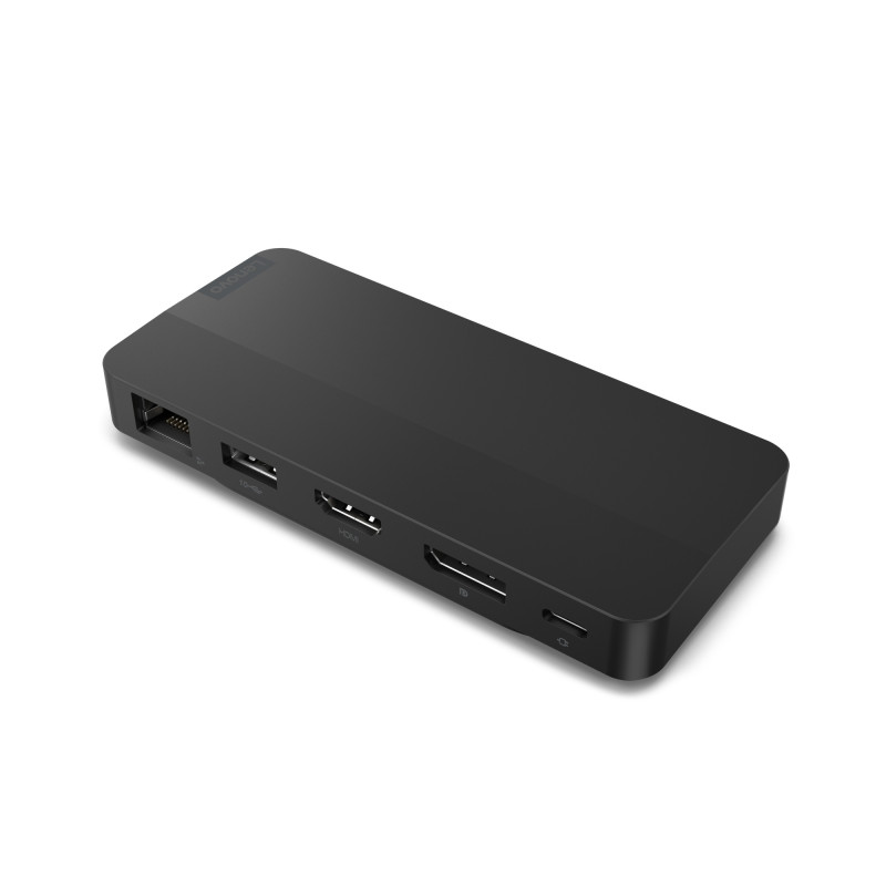 Lenovo USB-C Dual Display Travel Dock (w/adapter)