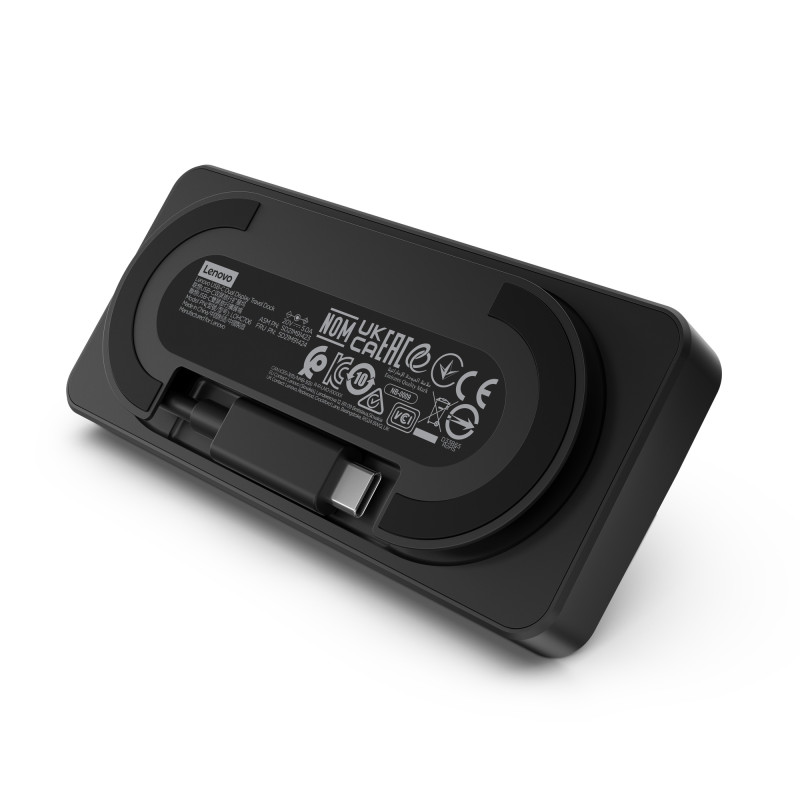 Lenovo USB-C Dual Display Travel Dock (w/adapter)