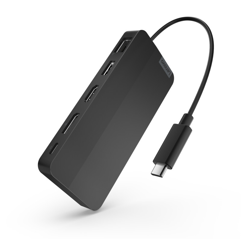 Lenovo USB-C Dual Display Travel Dock (w/adapter)