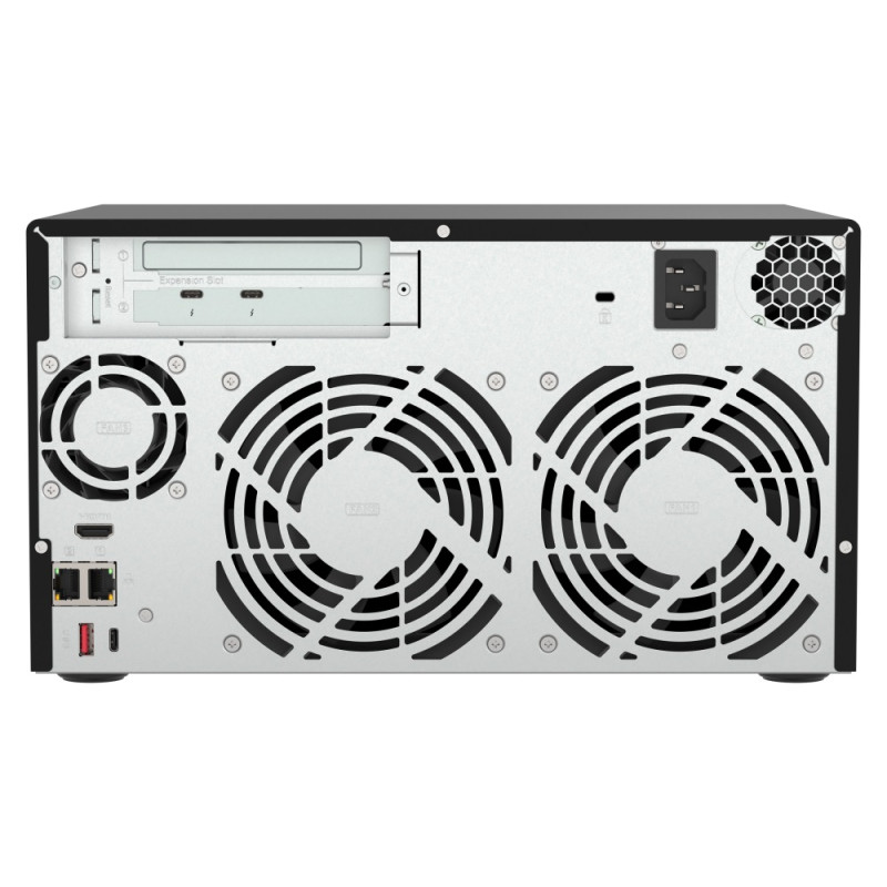 QNAP TVS-h874T-i9-64G (16core, ZFS, 64GB RAM, 8x SATA, 2x M.2 NVMe, 2x 2,5GbE, 2x Thunderbolt 4)