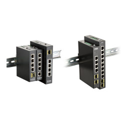 D-Link DIS-100G-6S Priemyselný Gigabit unmanaged switch, 4GbE, 2 SFP