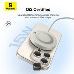 NONAME - Baseus bezdrôtová nabíjacia magnetická podložka Simple Mini4 Qi2 15W zlatá