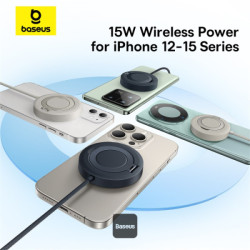 NONAME - Baseus bezdrôtová nabíjacia magnetická podložka Simple Mini4 Qi2 15W zlatá