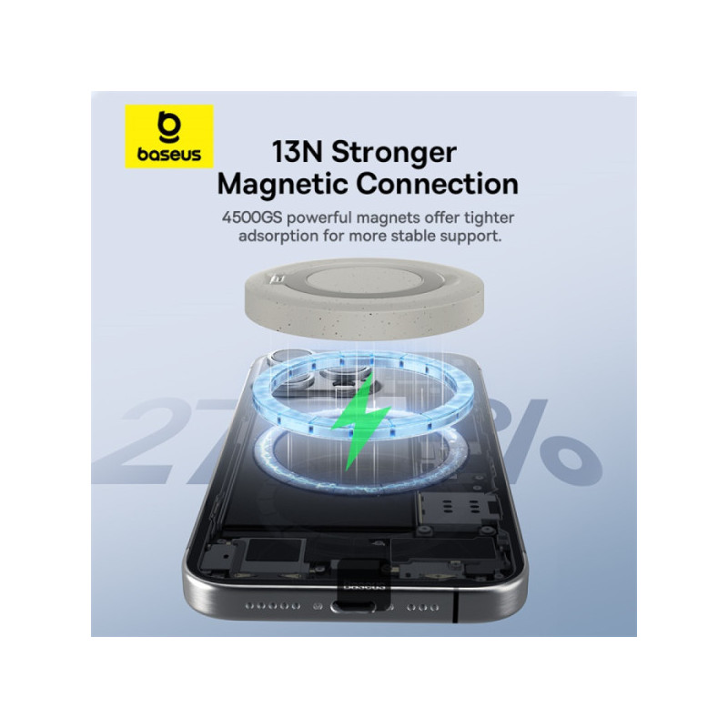 NONAME - Baseus bezdrôtová nabíjacia magnetická podložka Simple Mini4 Qi2 15W zlatá