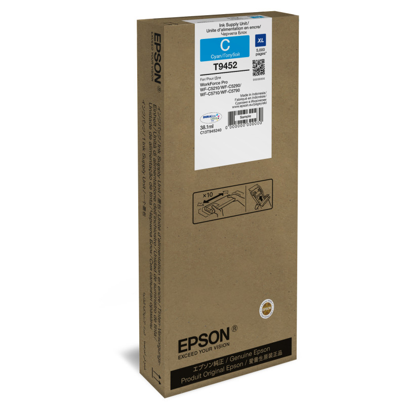 Epson séria WF-C5xxx - Ink Cartridge Cyan XL