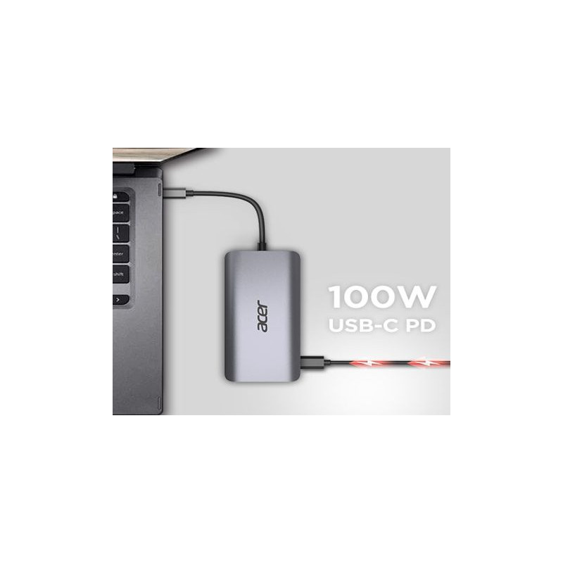 Acer 12in1 USB-C dongle (USB, HDMI, PD, CD, DP, RJ45)