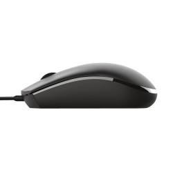 TRUST BASI/Kancelárska/Optická/1 200 DPI/Drôtová USB/Čierna