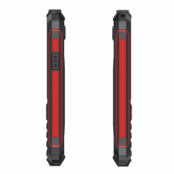 EVOLVEO StrongPhone W4, IP68 odolný Dual SIM telefón, 2,8'' LCD, 2500mAh, Powerbanka, černo-červený