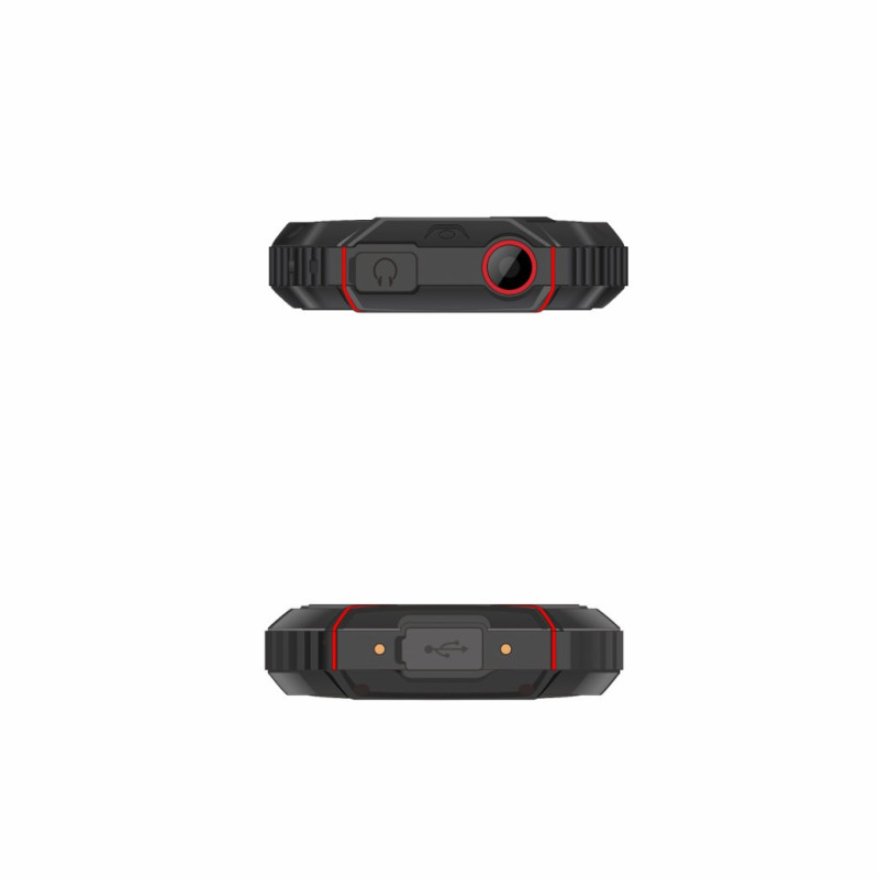 EVOLVEO StrongPhone W4, IP68 odolný Dual SIM telefón, 2,8'' LCD, 2500mAh, Powerbanka, černo-červený