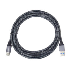 PremiumCord kábel USB-C - USB 3.0 A (USB 3.1 generation 1, 3A, 5Gbit/s) 0,5m oplet