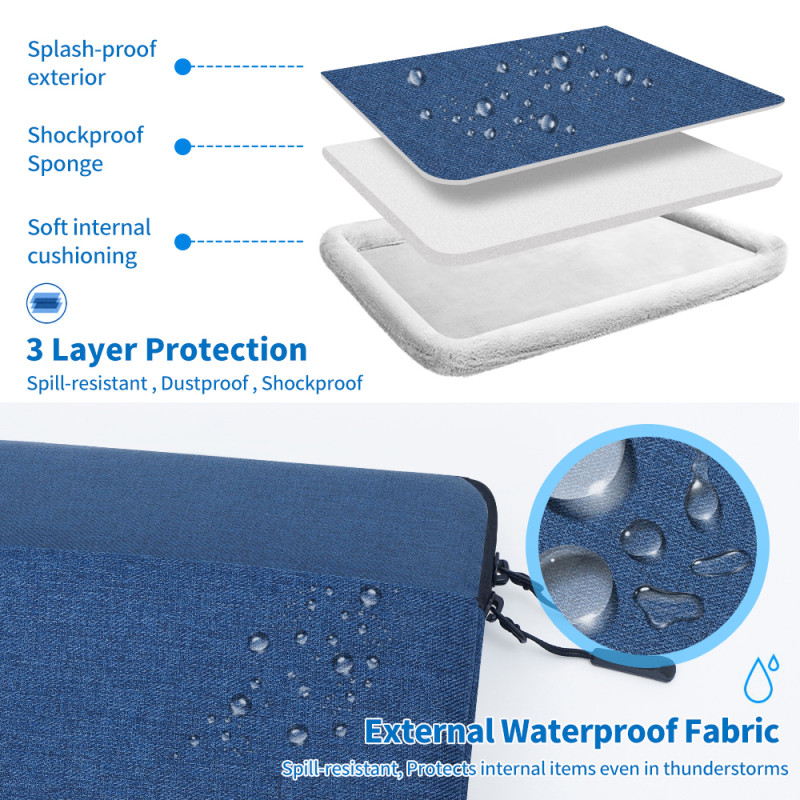 ER - Taška na notebook Seine Scene Valence sleeve 16'' - modrá