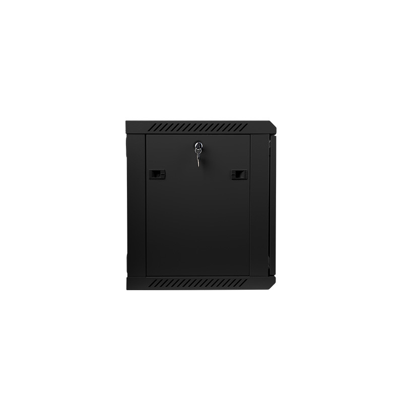 LANBERG - Nástenný rack 19'' 9U 600X450mm černý flat pack