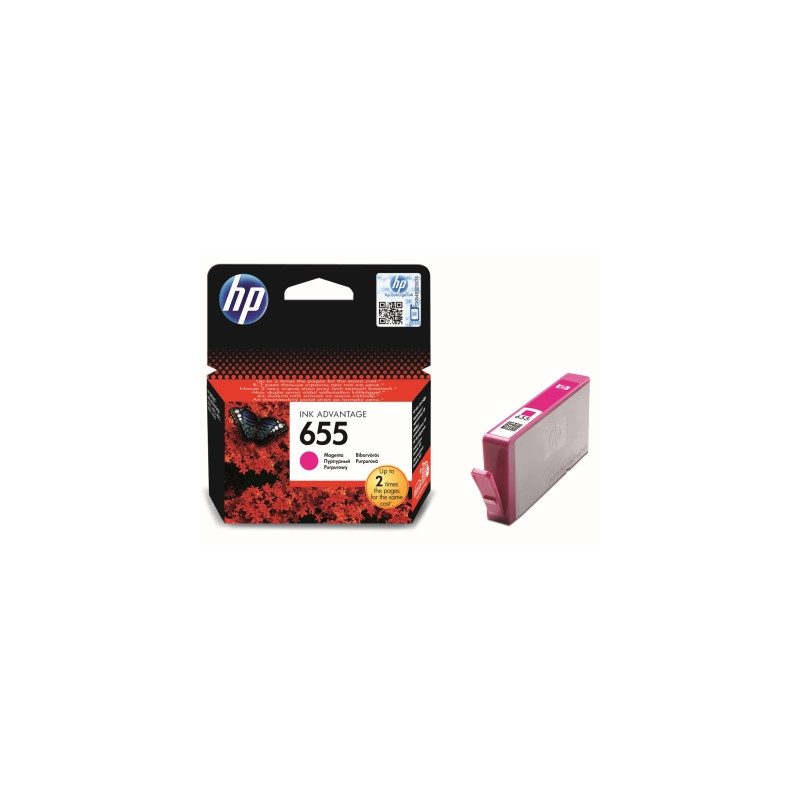 HP 655 purpurová atramentová kazeta, CZ111AE