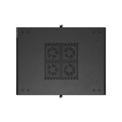 LANBERG INŠTALAČNÝ RACK 19'' 15U 600X800 ČIERNE SKLENENÉ DVERE (PLOCHÉ BALENIE)