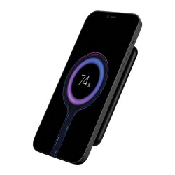 NONAME - Sandberg SemiSolidState Magnet Powerbank 5000 mAh PD20W, magnetická powerbanka, čierna